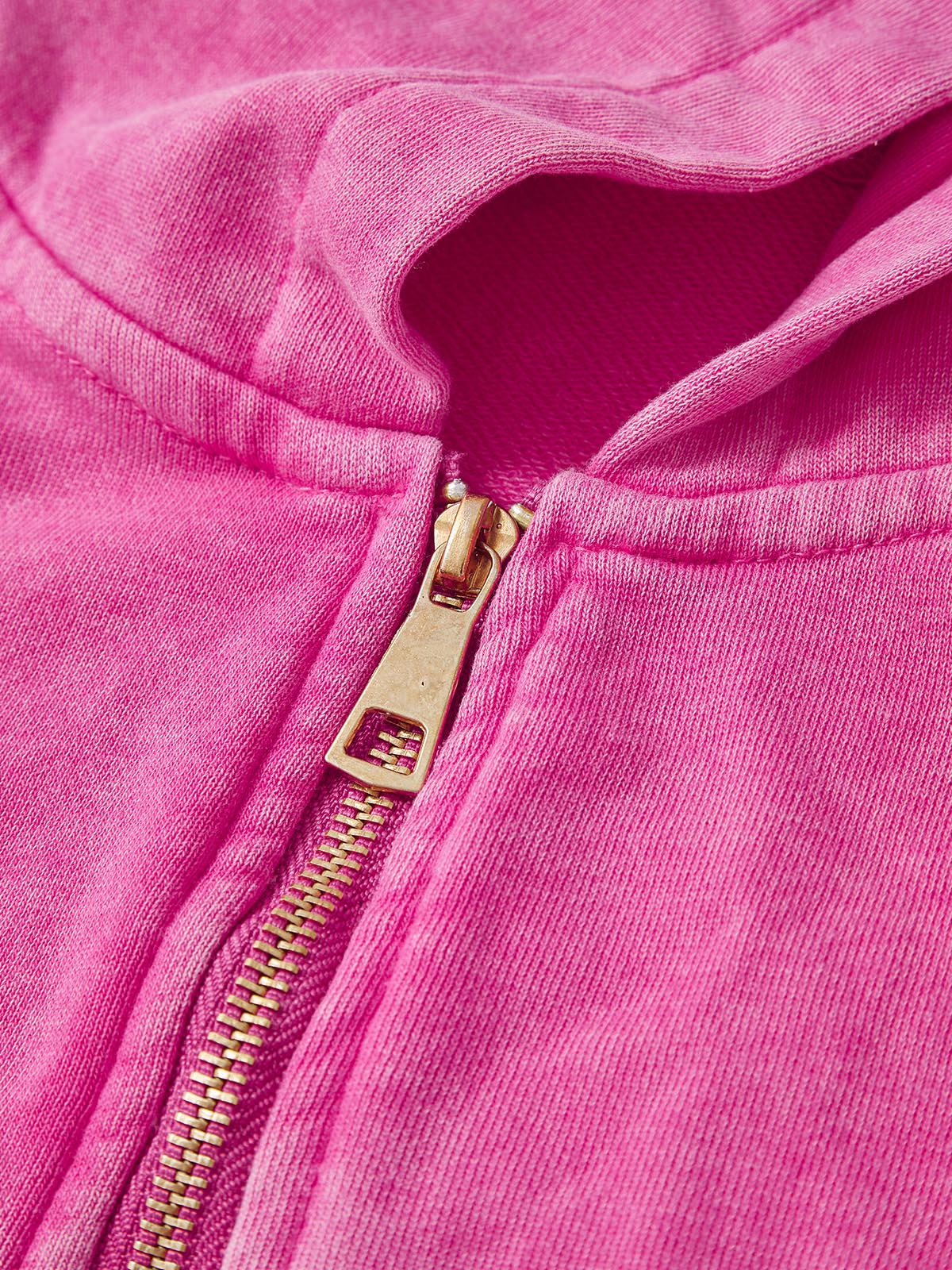 Sexy Rhinestone Pink Lip 350g Zip-Up Hoodie