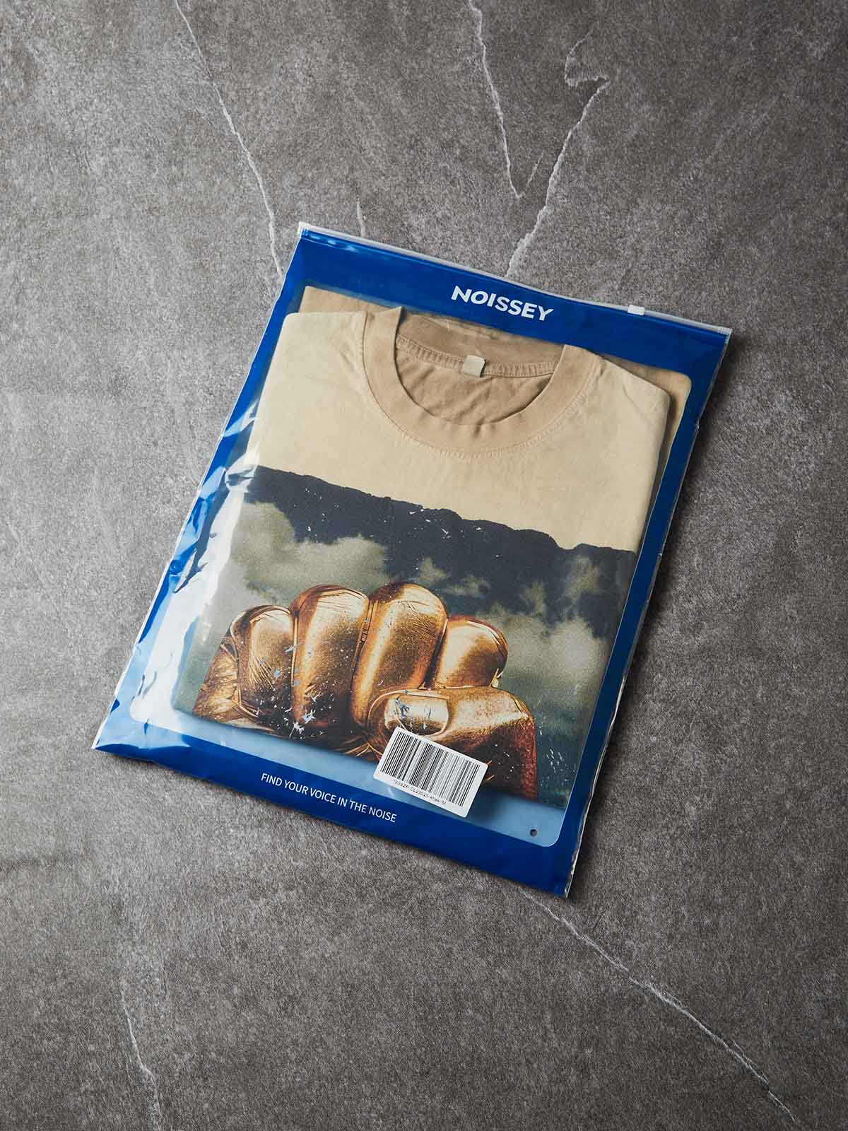 T-Shirt mit gewaschenem „Freedom“-Collage-Print
