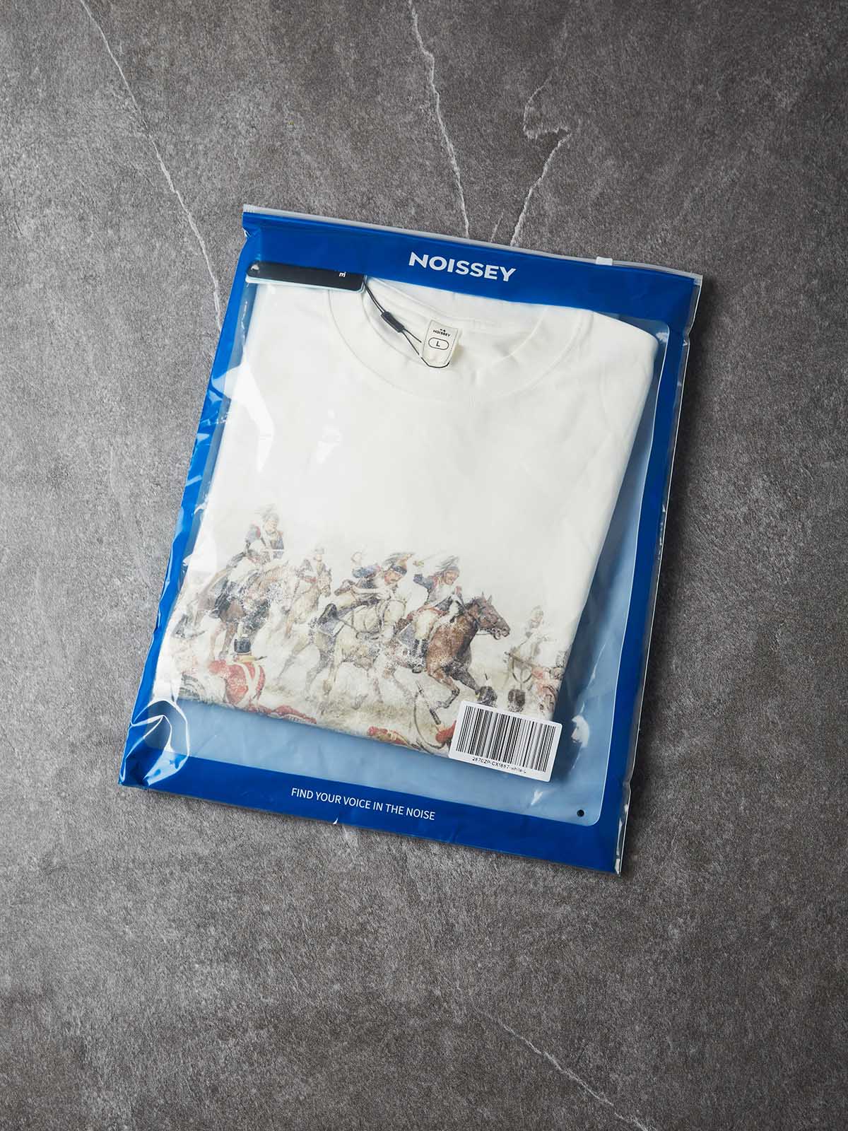 NOISSEY "ROYAL CAVALRY" VINTAGE WARRIOR CROPPED SWEATSHIRT