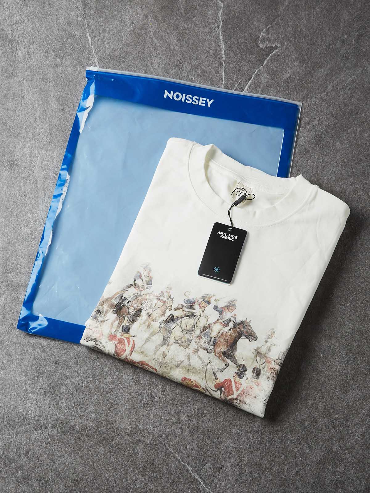NOISSEY "ROYAL CAVALRY" VINTAGE WARRIOR CROPPED SWEATSHIRT