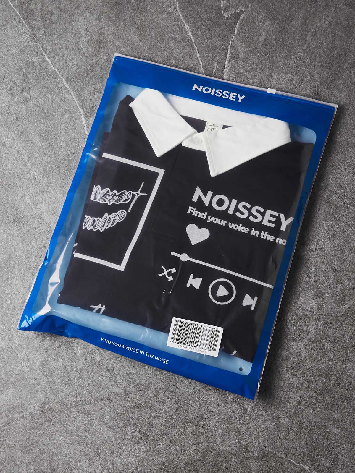 NOISSEY "I Still Hit Play" Music Album Art Polo Sweatshirt - Pitch Black