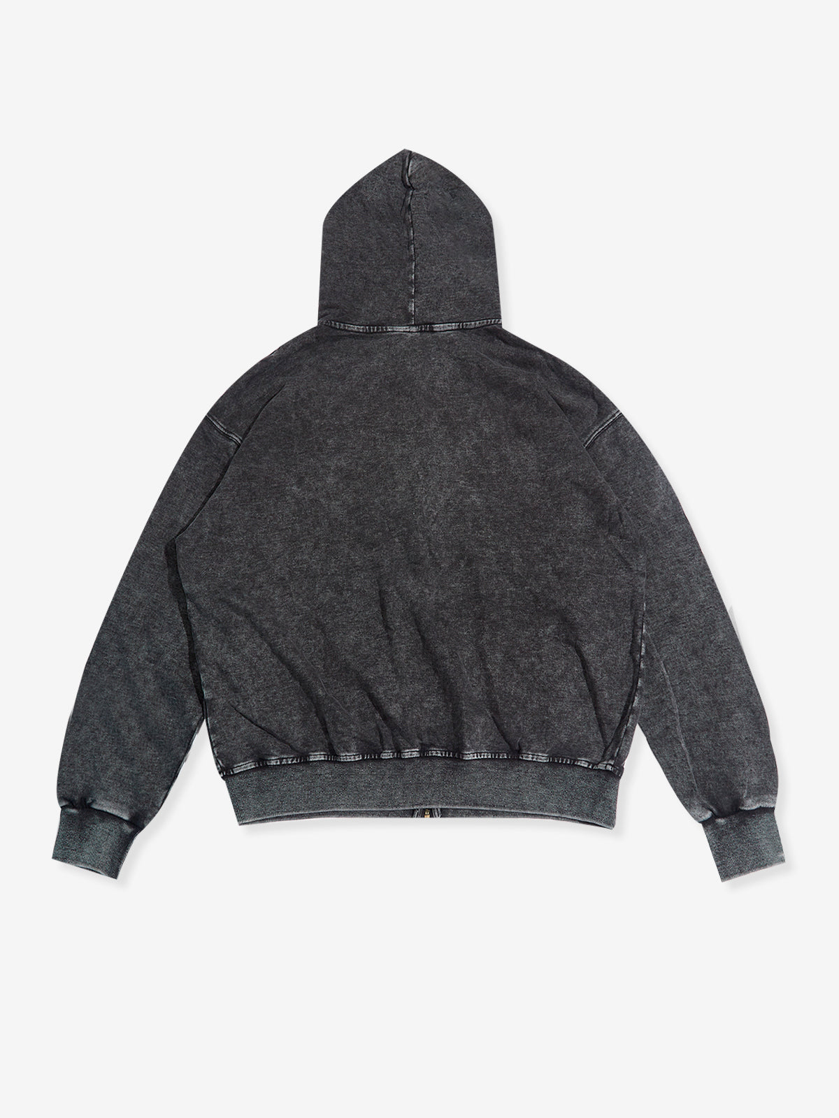 Cross Grills Frame 350g Black Wash-Print Hoodie