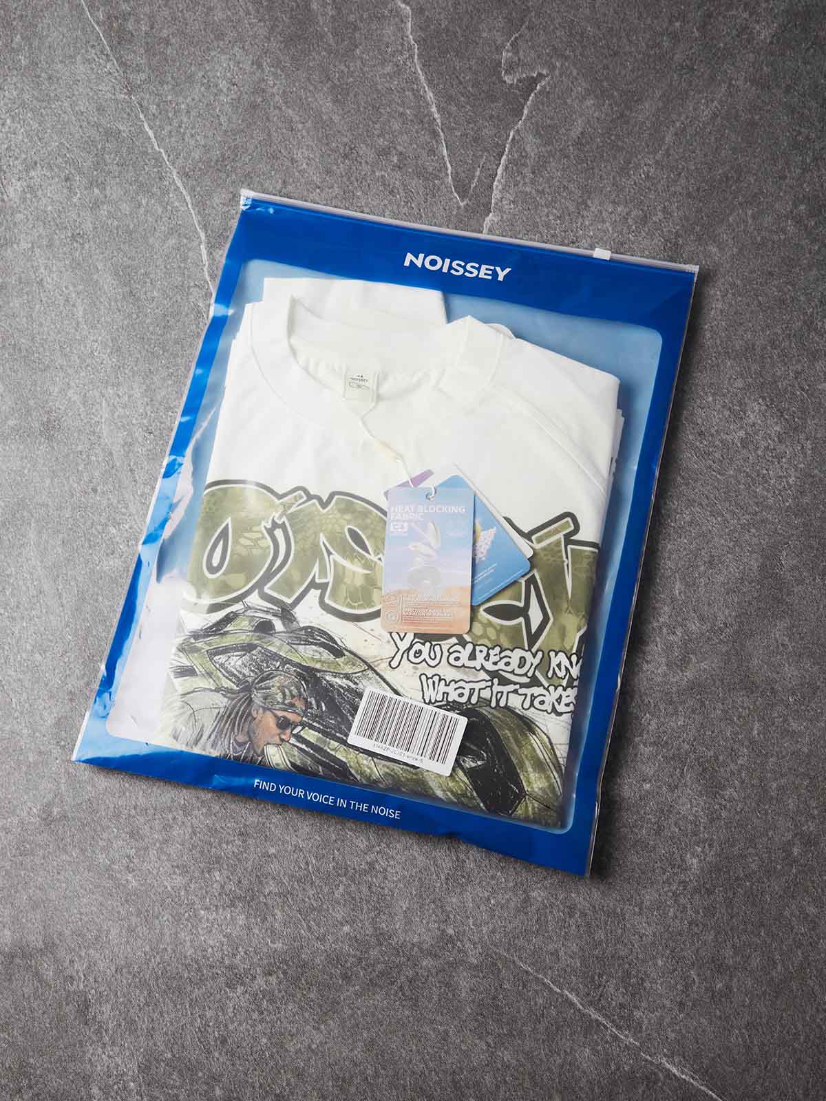 NOISSEY Camo Supercar Alligator Money Faux Layer Sweatshirt - White Streetwear