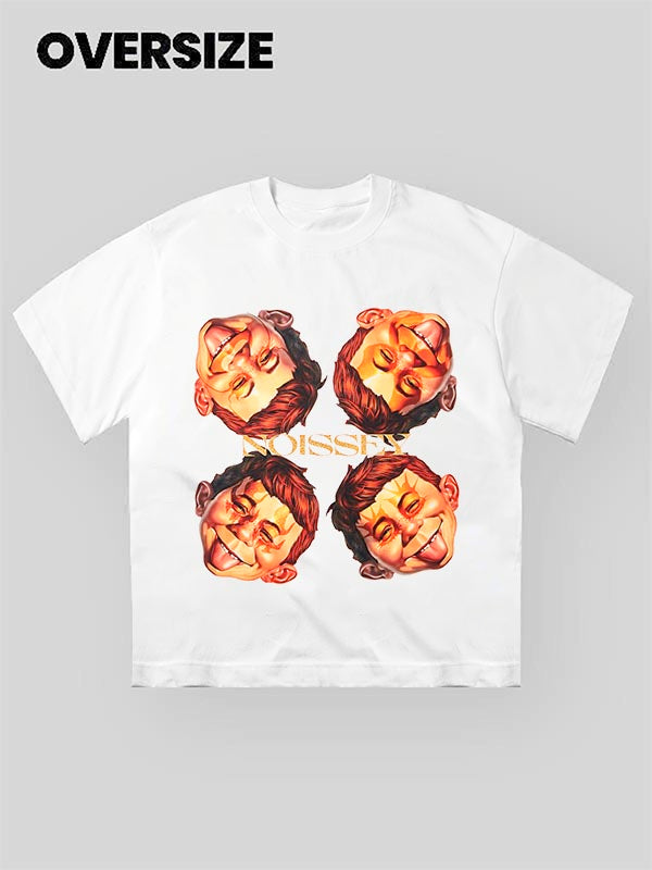 Bad Boy Newman Puzzle Print T-Shirt