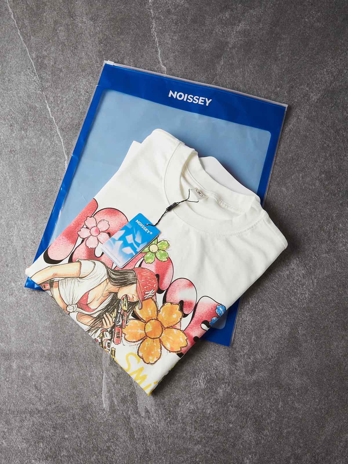 NOISSEY Hand-Drawn Toy Cars Girl Graffiti Long Sleeves