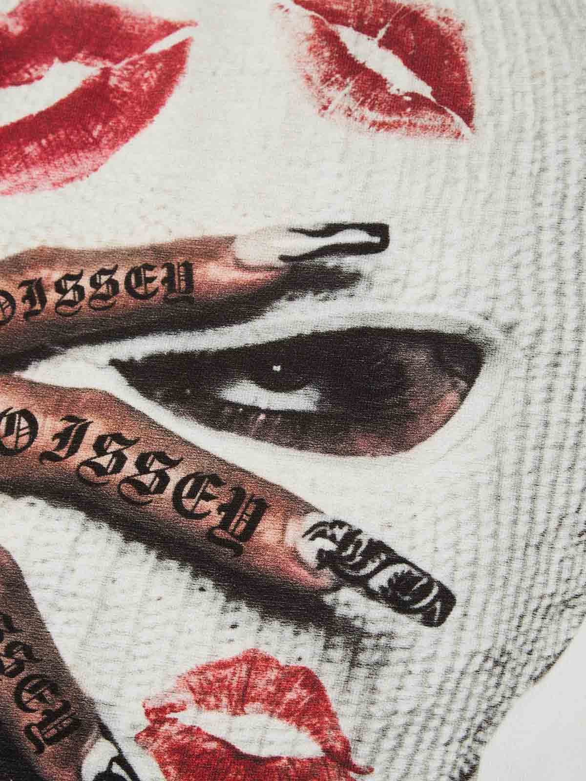 Sweat à capuche imprimé exclusif KISS White Mask