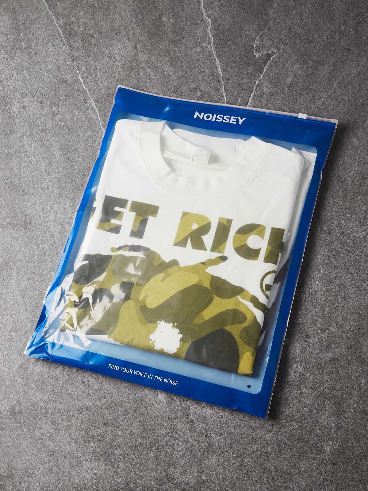 NOISSEY "Get Rich" Camo Silhouette Tee