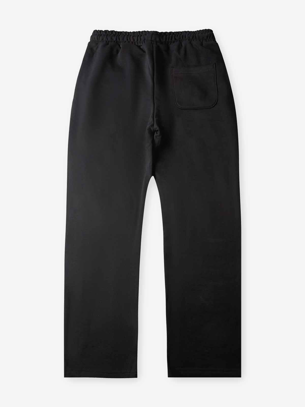 NOISSEY Colorful Floral Graffiti Heavyweight Drawstring Casual Pants