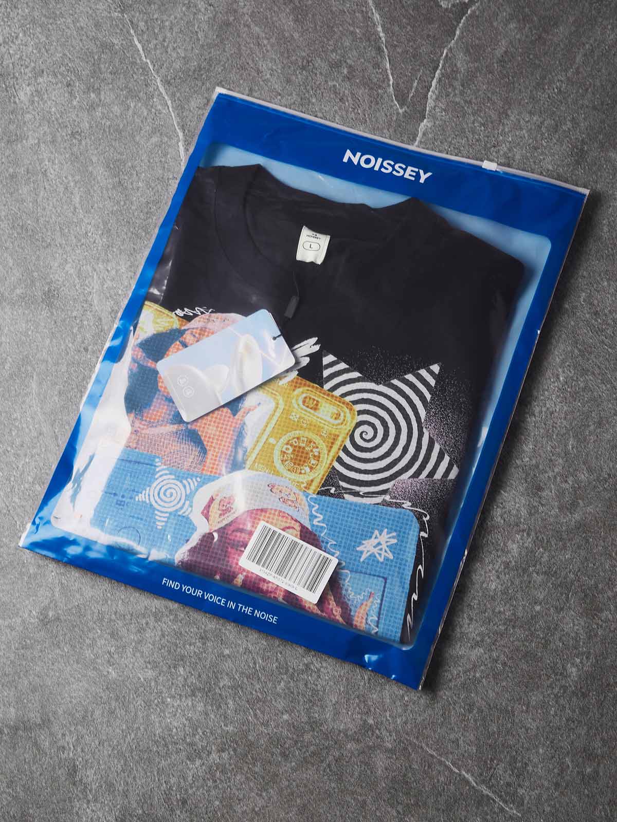 NOISSEY Pop Art Multi-Camera It-Girl Graphic Boxy Tee