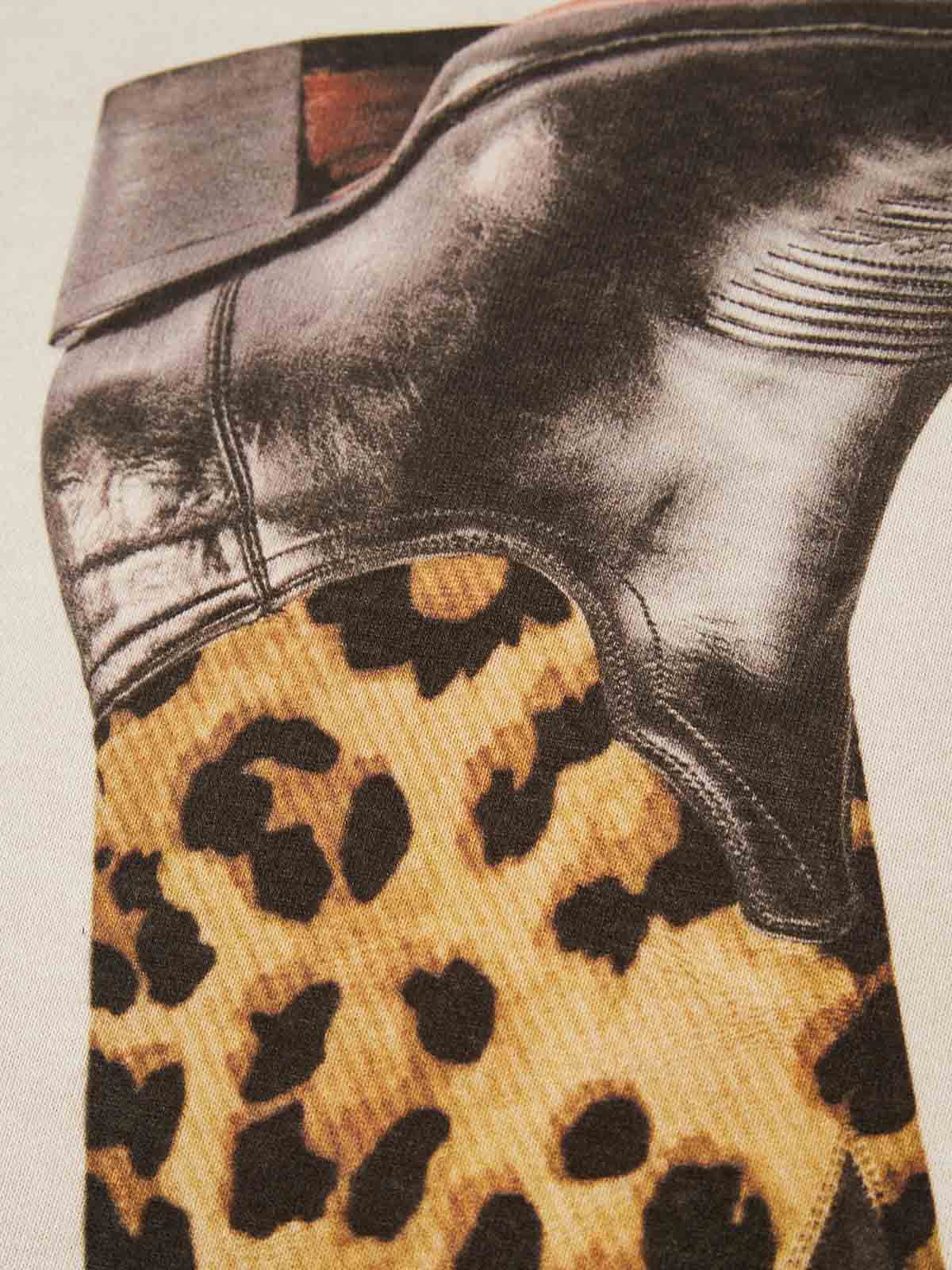 Leopard print cowboy boot 350g Hoodie