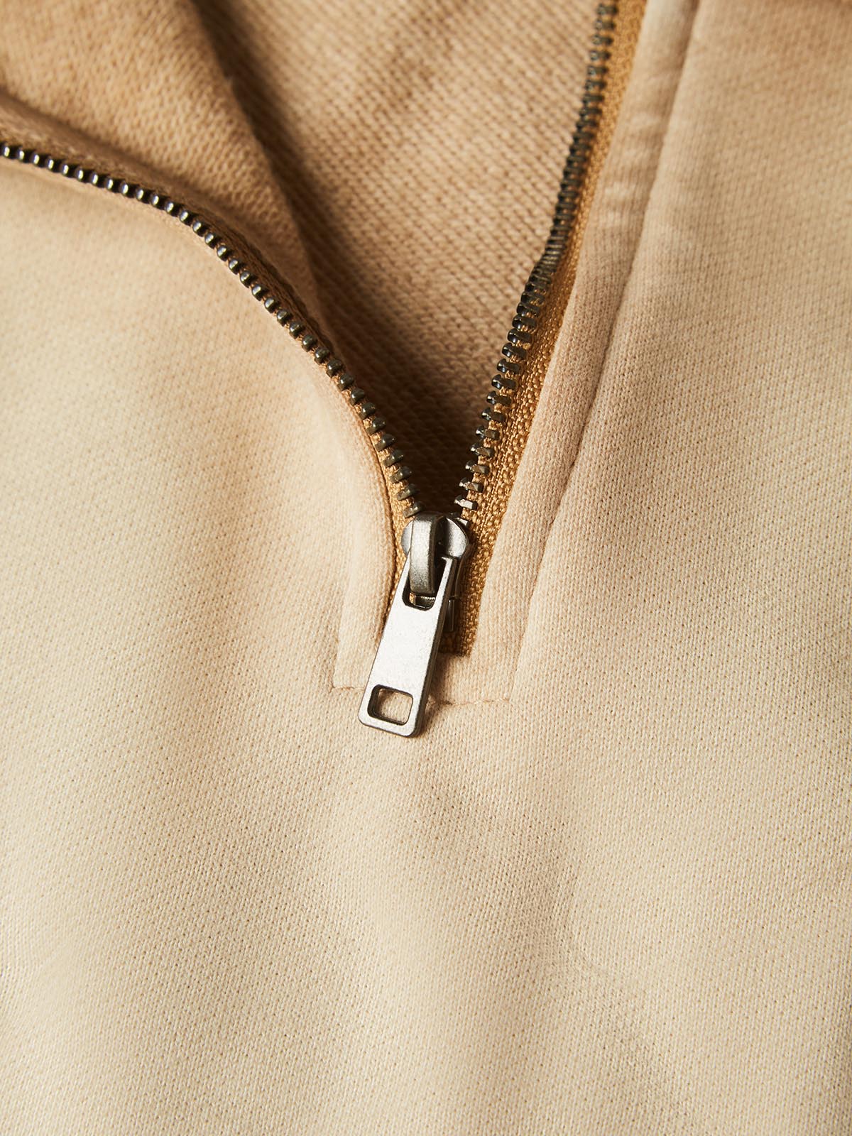 NOISSEY Gods Child Vintage Quarter-Zip Sweatshirt - Streetwear Pullover