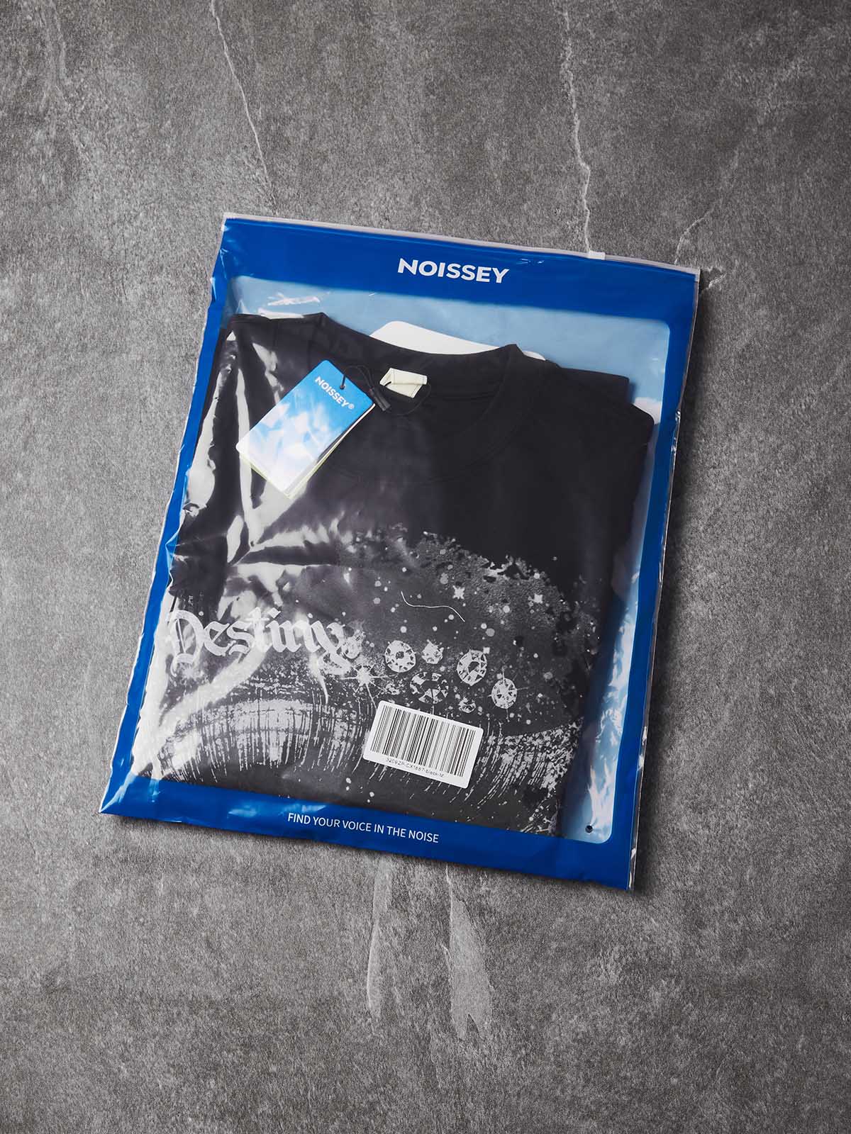 NOISSEY Devotes Destiny Mystic Eye Rhinestone Heavyweight Cotton Blend Long Sleeve