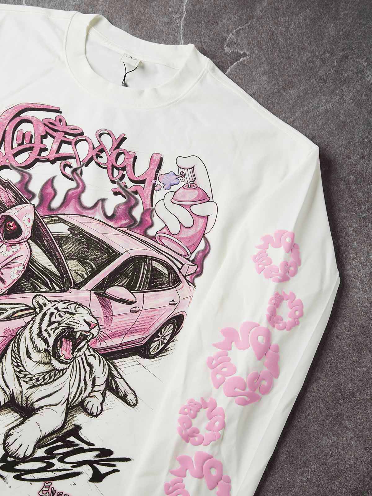 NOISSY Speeding Isn’t For Everyone Long Sleeve-White