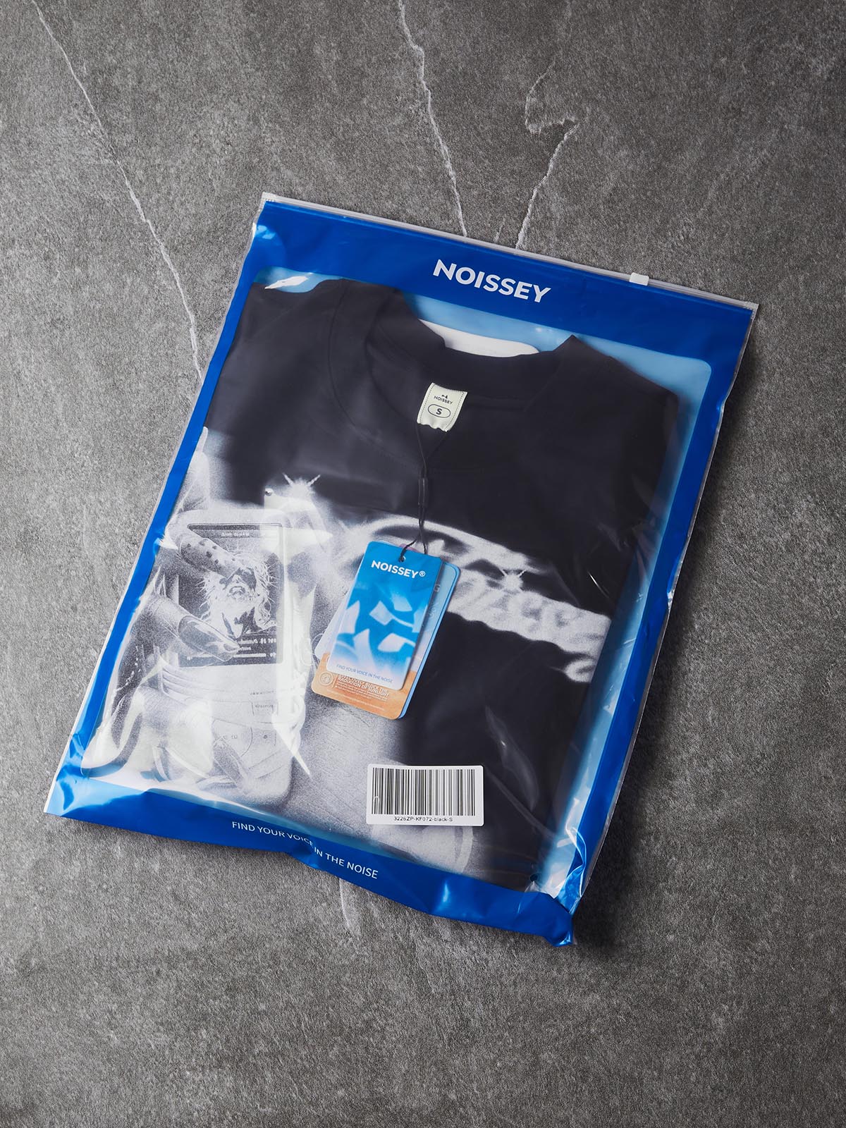 NOISSEY "Y2K MP3 Earphones" Cropped Boxy Short-Sleeve T-Shirt