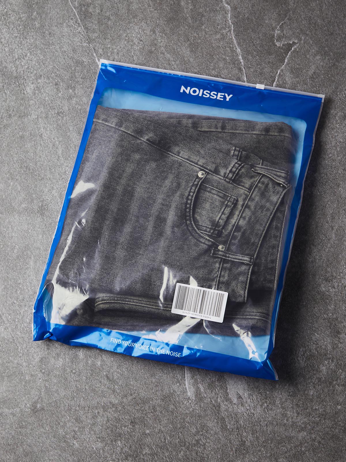 NOISSEY "Urban Collage" Distressed Wide-Leg Denim Jeans