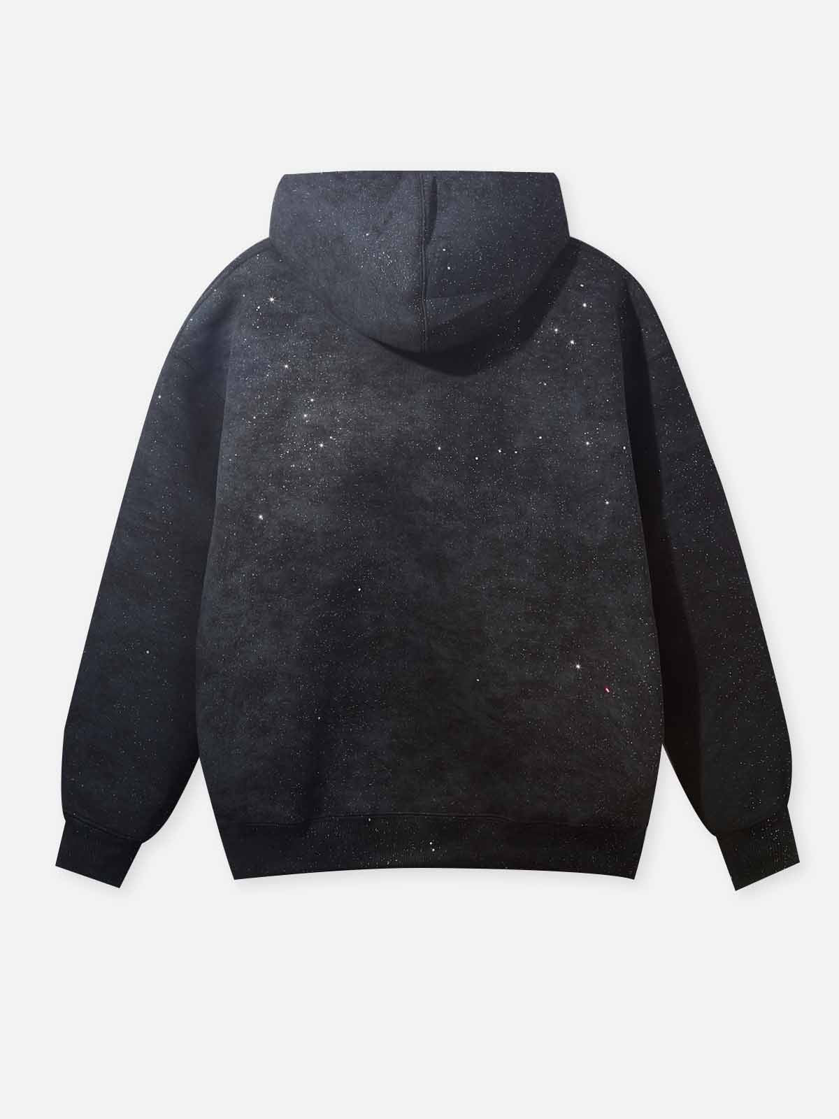 Noissey Rhinestone Logo Glitter Hoodie