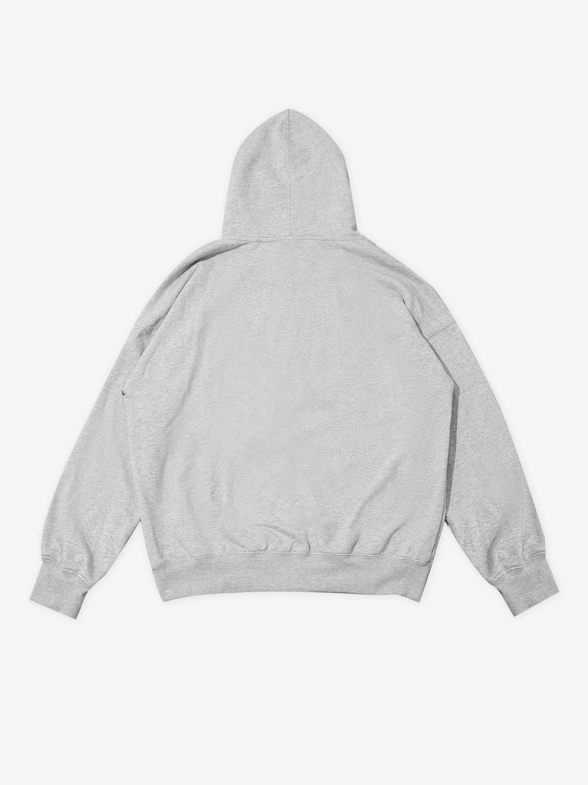 In Sexyy We Trust Street Graffiti Print Grey 370G Hoodie