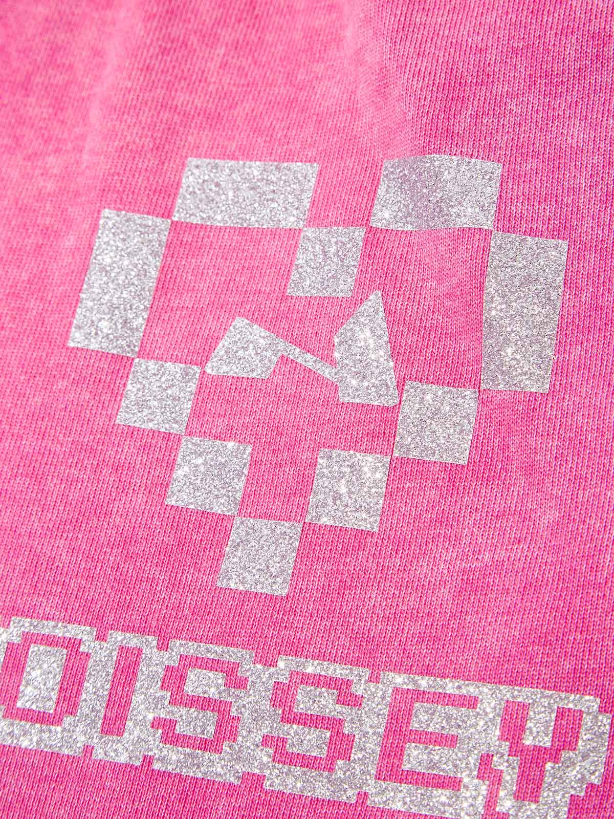 Noissey Heart Glitter Logo Zip-Up Hoodie