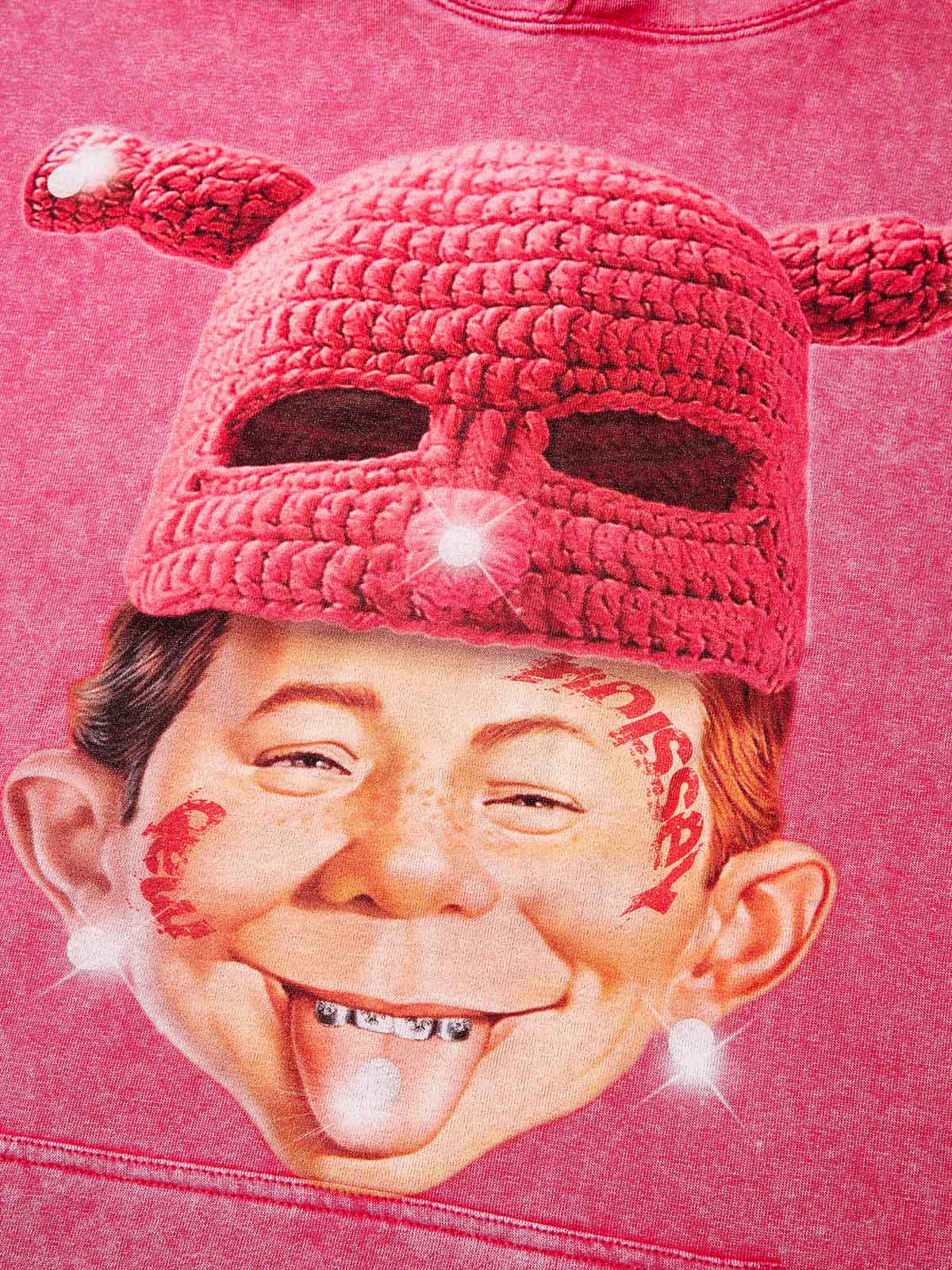 Alfred E. Neuman Knit Hat Graphic print 350g hoodie