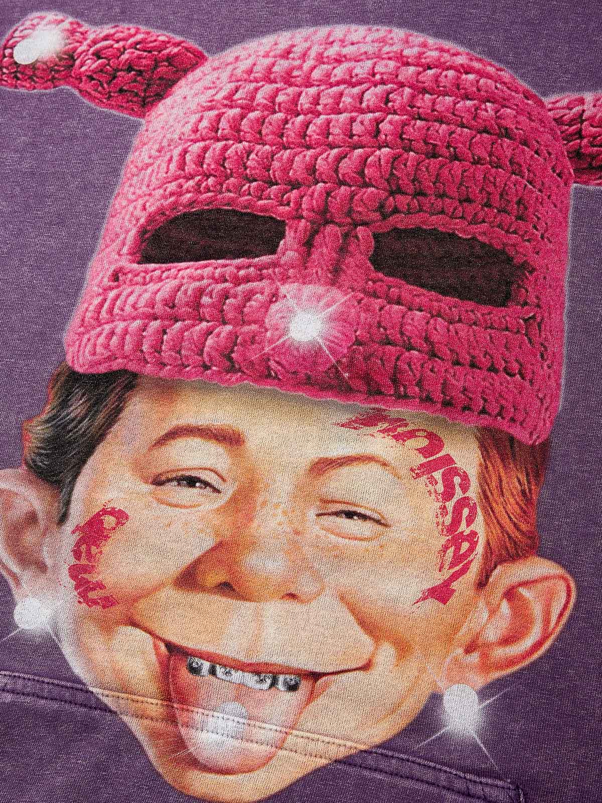 Alfred E. Neuman Knit Hat Graphic print 350g hoodie