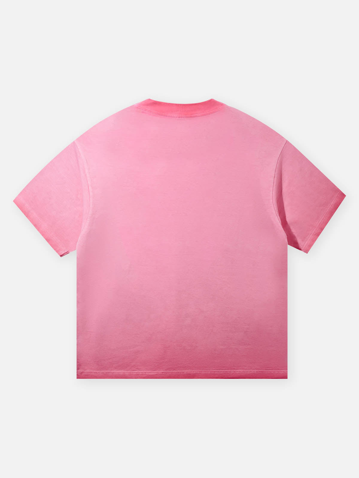 Smiling Every Day Pink Gradient Print T-shirt