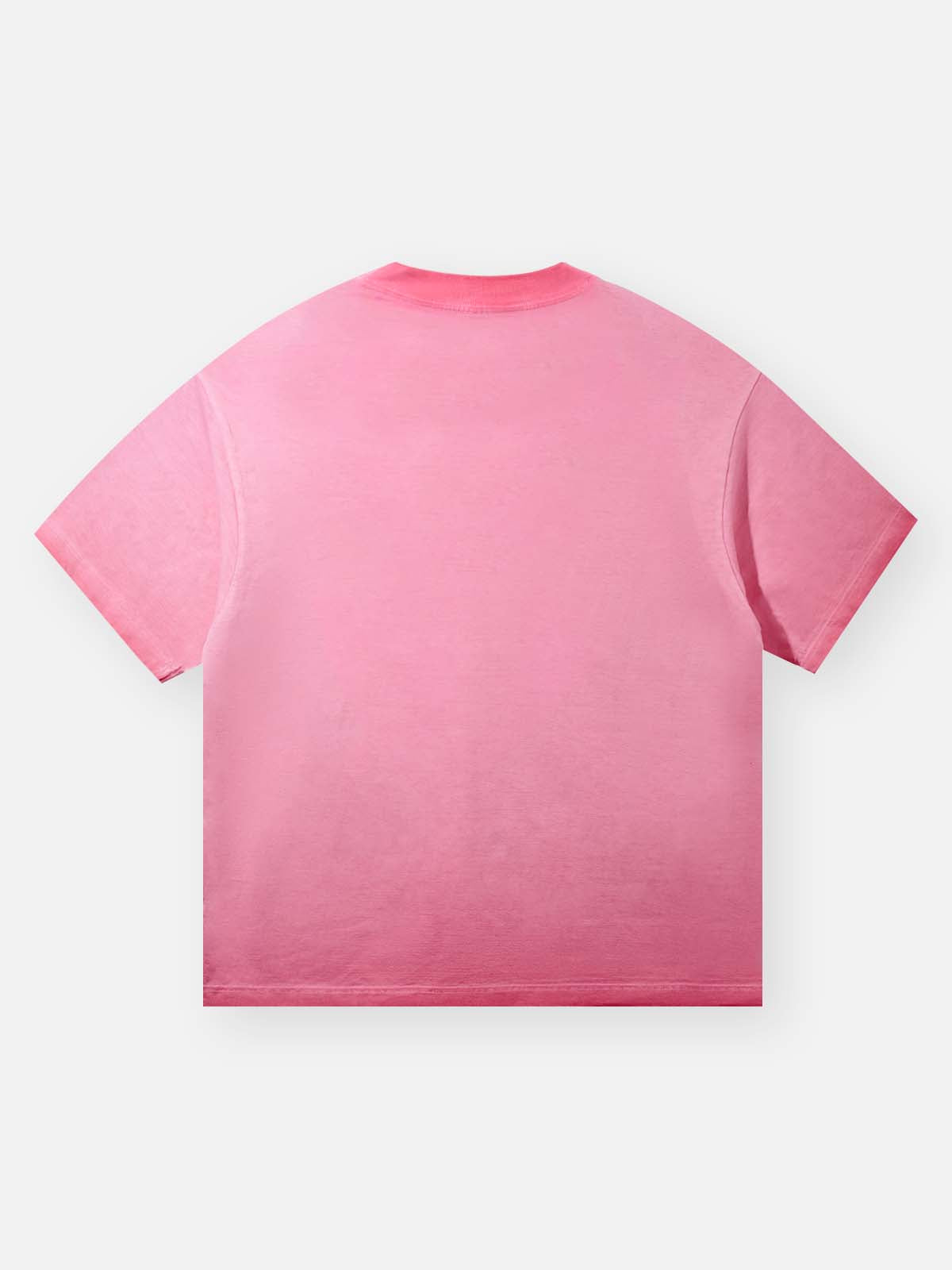 Silver Skull Claw Pink Gradient T-Shirt