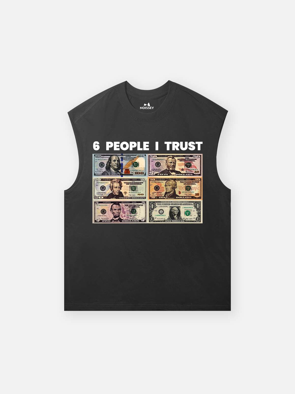 6 People I Trust Print Vest