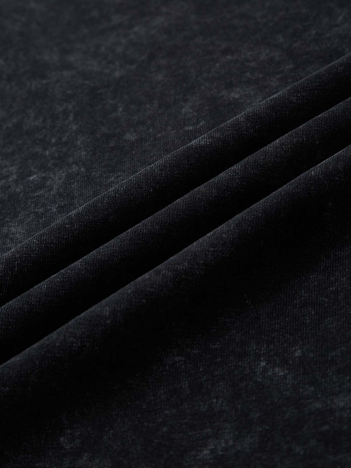 UNKNOWN ALLURE© ブラック マドンナとチャイルドの壁画 300g T シャツ