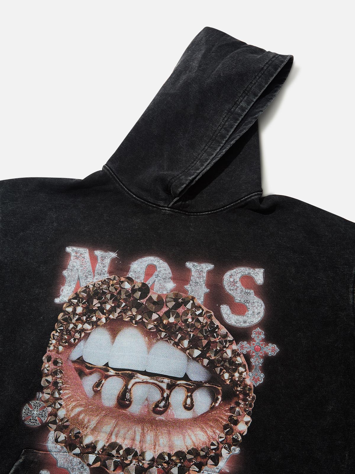 High Quality Noissey Original Diamond Lips Printed 425g Hoodie