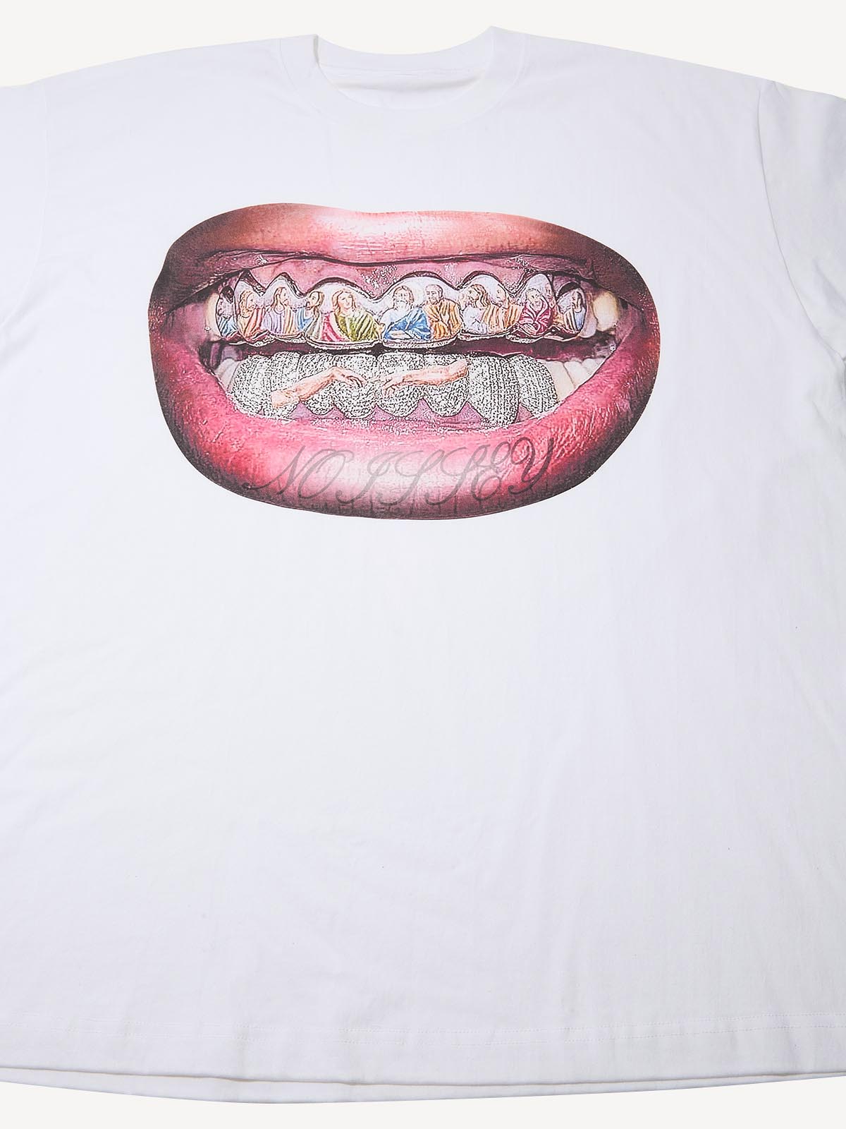 The Last Supper Lip Print T-shirt