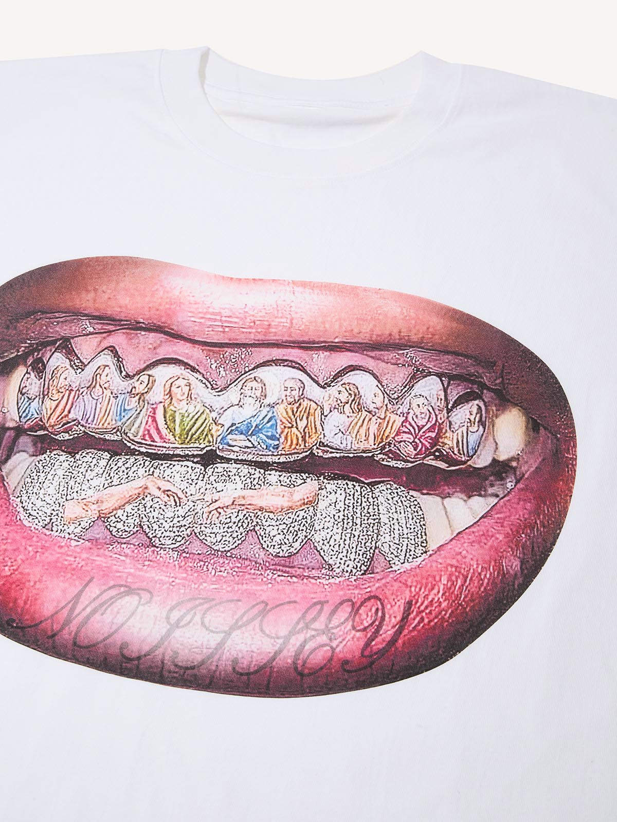 The Last Supper Lip Print T-shirt