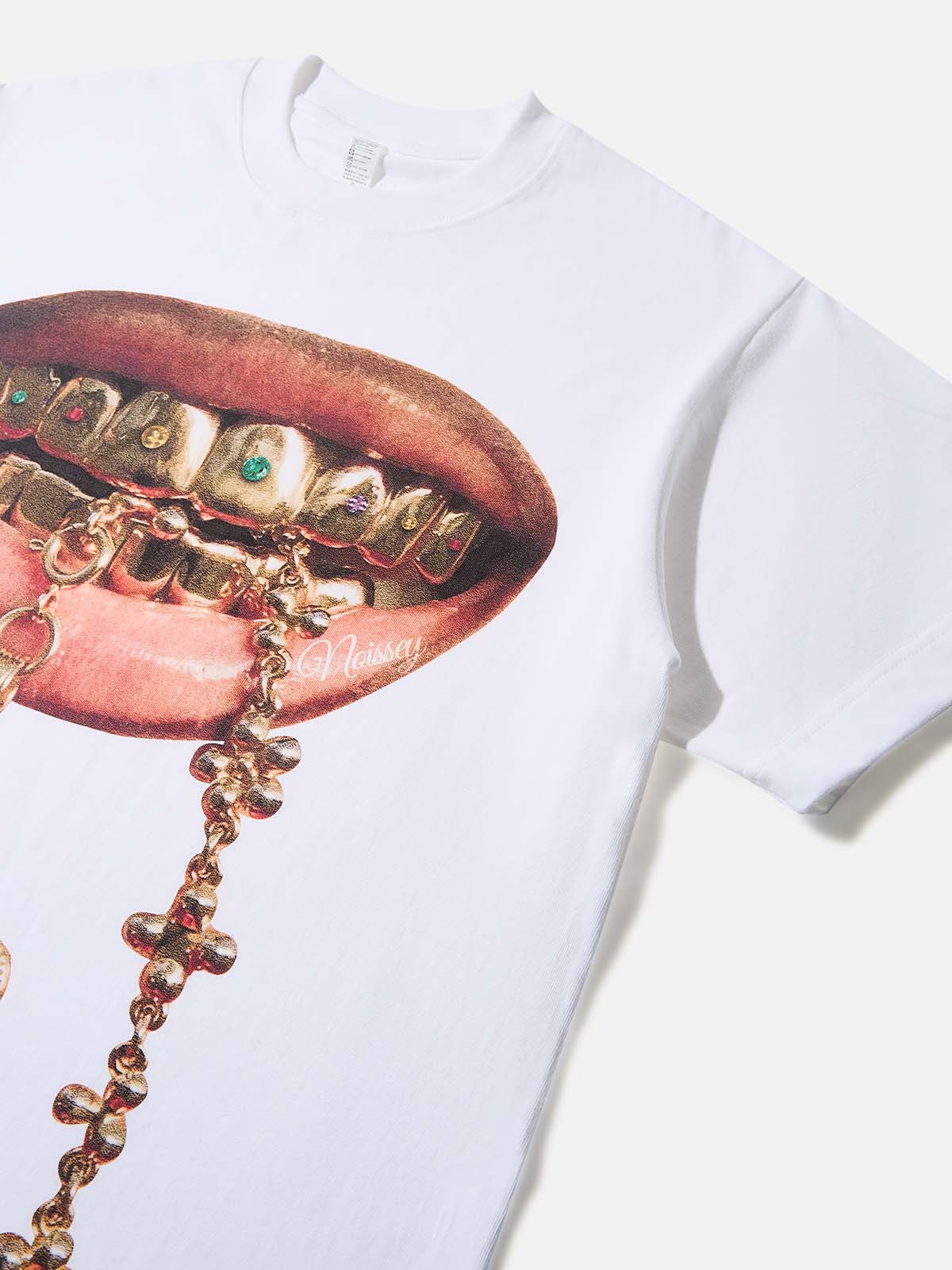 Gold Color Diamond Cross Grills T-shirt