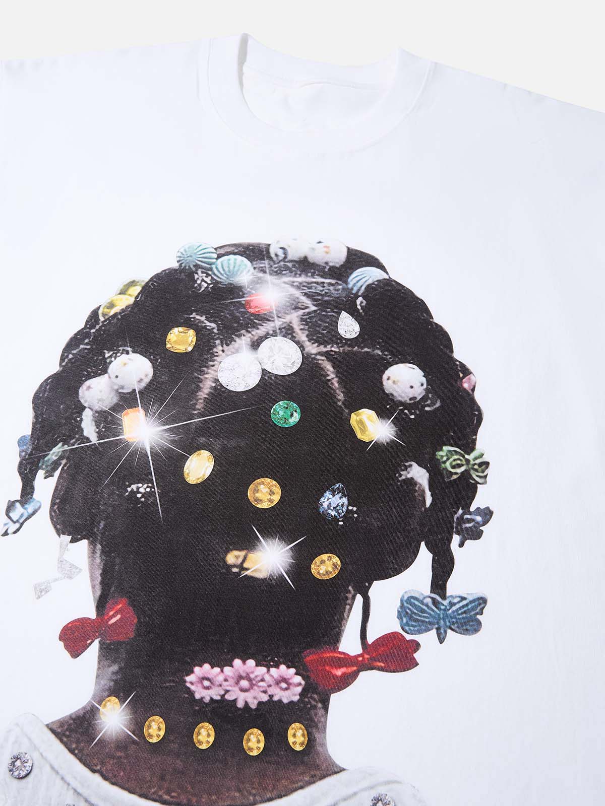 Kid's Diamond Braid Print T-shirt