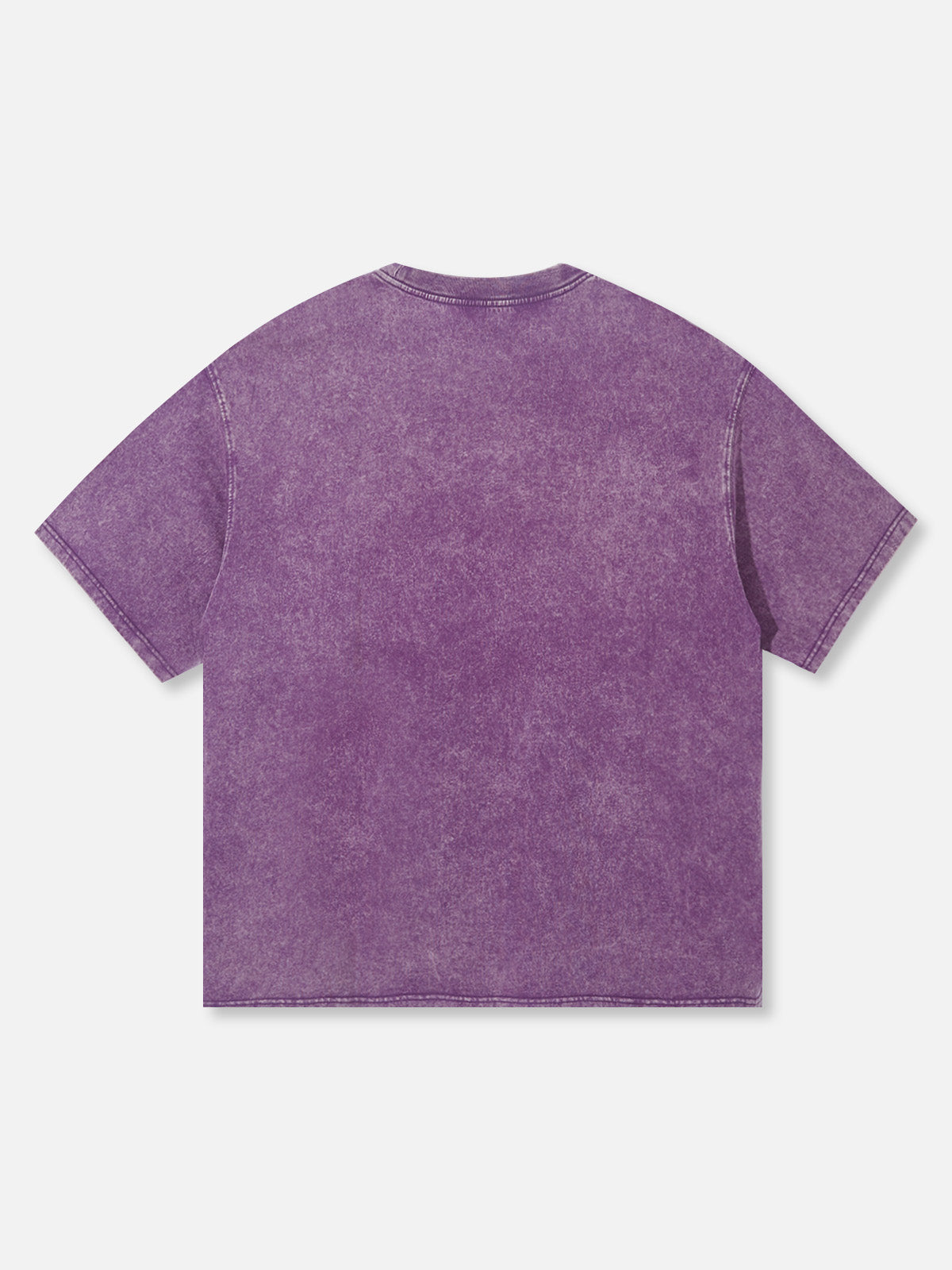 T-shirt exclusif BOUNCE BACK© délavé au diamant violet 300 g