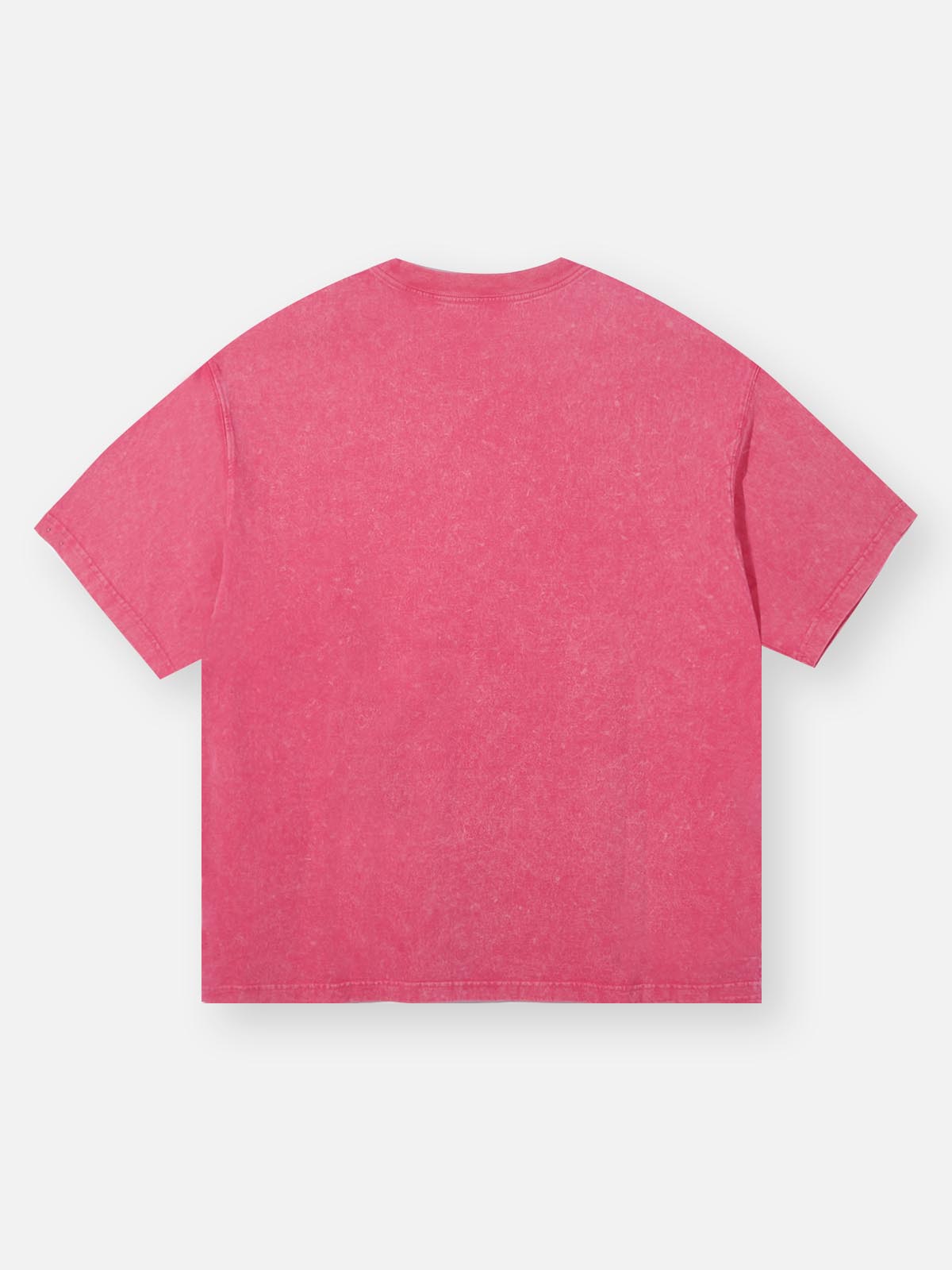 Finger Diamond Ice Cream Pink Wash Print T-Shirt