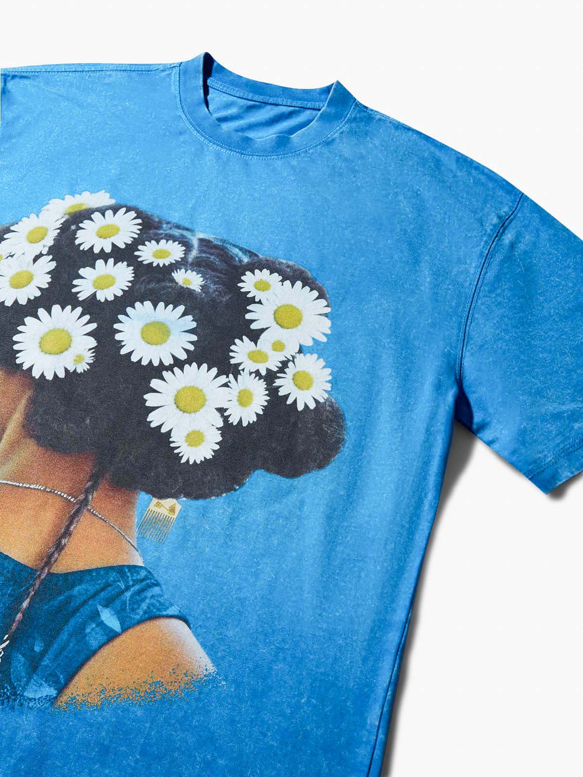 Floral Braided Art Print T-Shirt