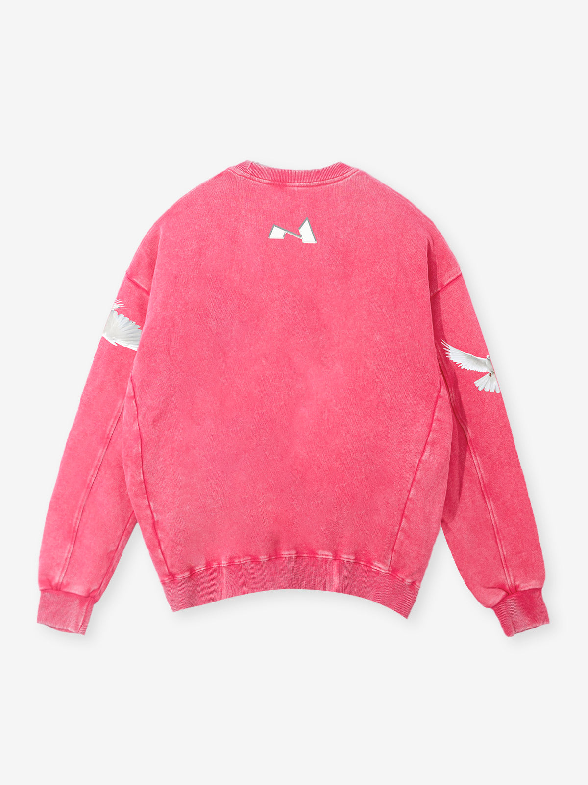 UNKNOWN ALLURE© Black Madonna and Child Pink Round Neck 350G Sweatshirt