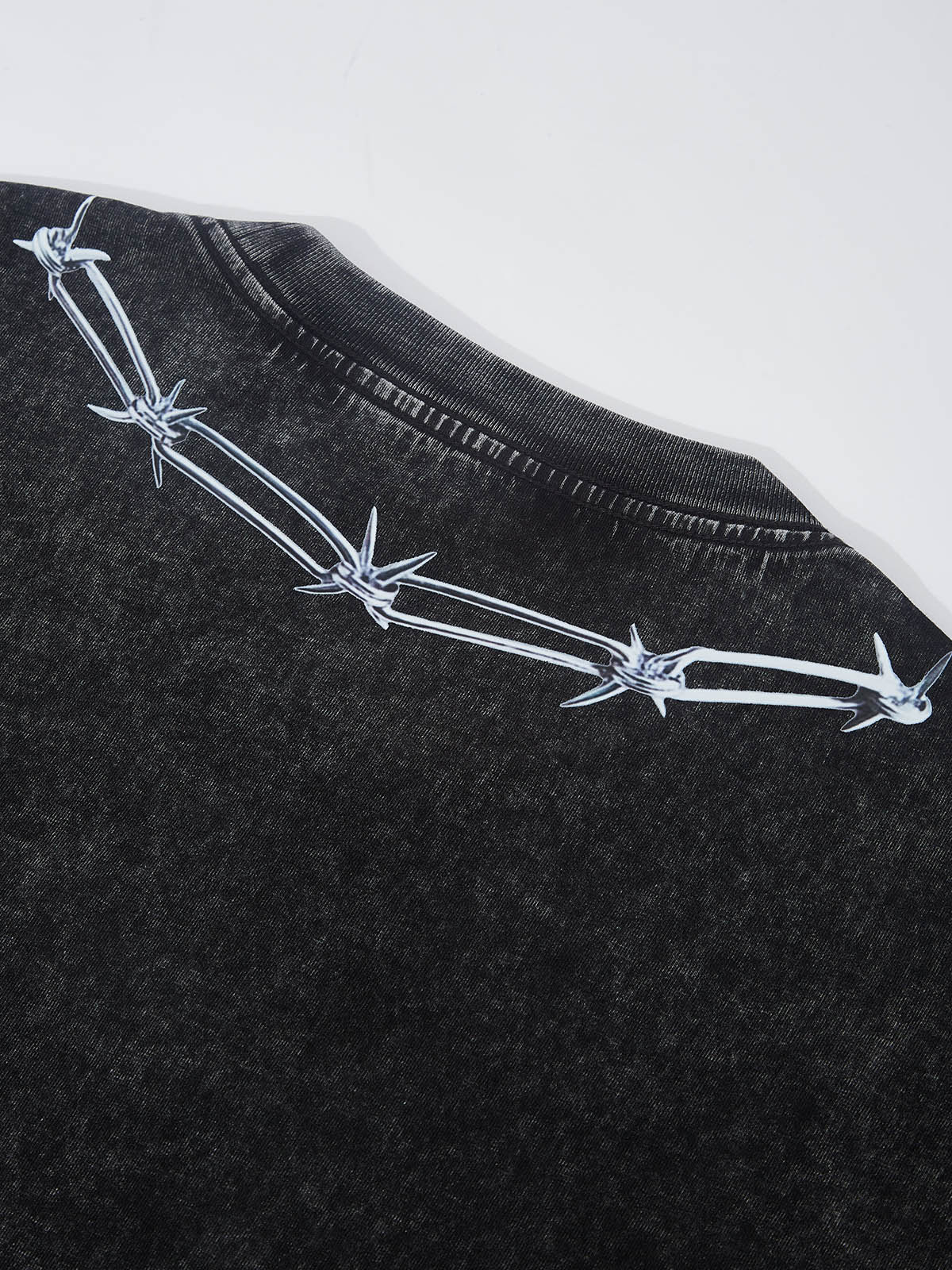 T-shirt imprimé collier déconstruit BOUNCE BACK©