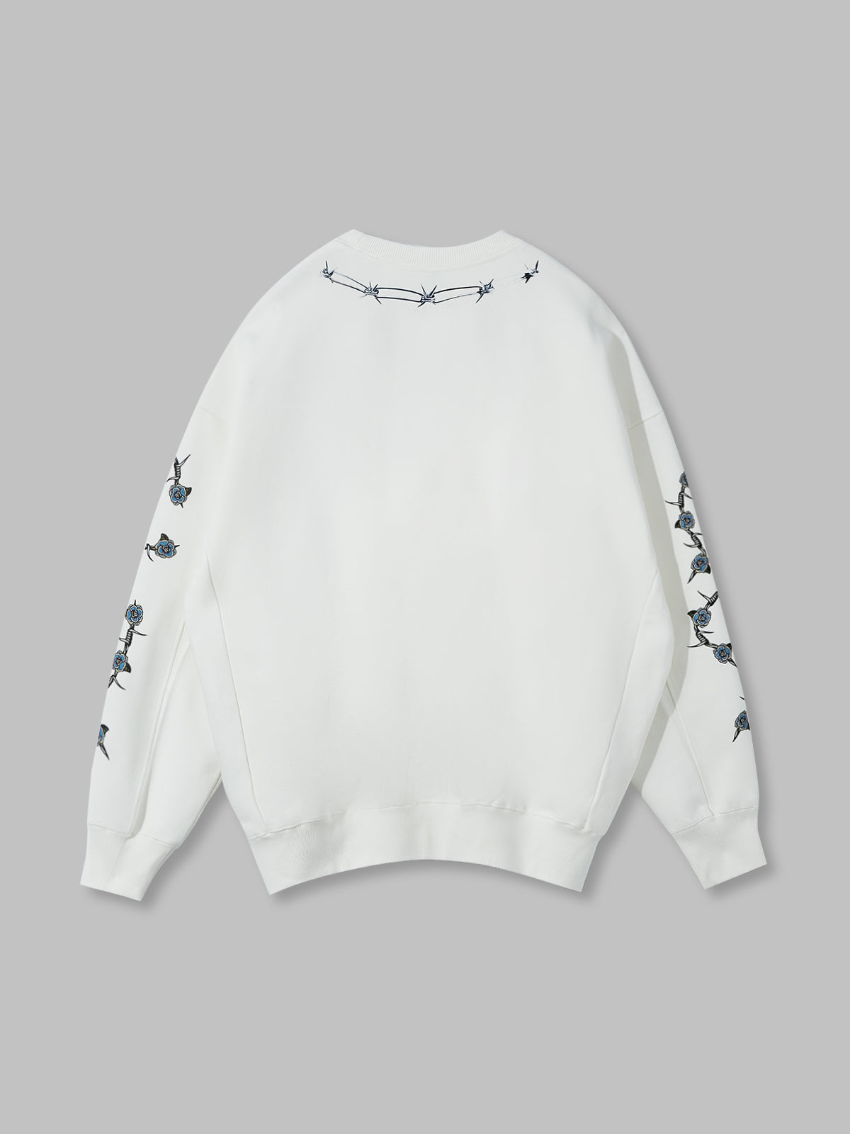 UNKNOWN ALLURE© Praying Hands Thorn Print Sweatshirt