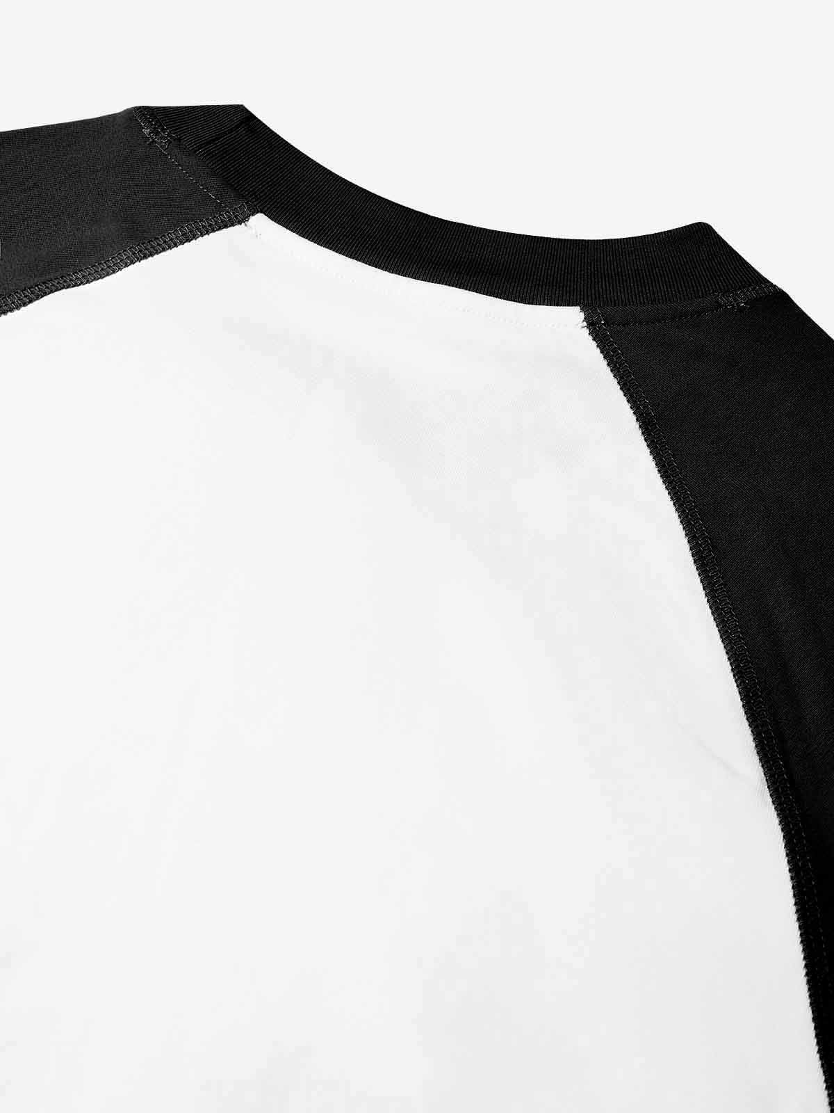 "Don't ChatGPT me!” DIY Badge Preppy Color-Block T-shirt