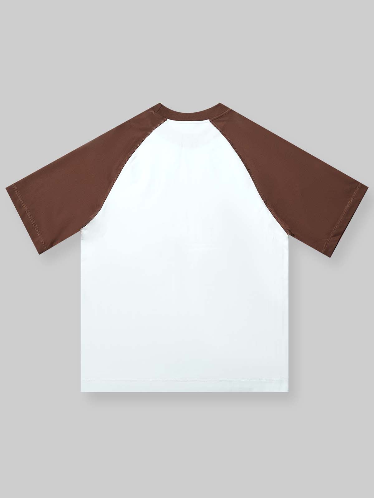 Leopard-print Girl and Her Diamond Jewelry Two-tone Coffee Print T-shirt