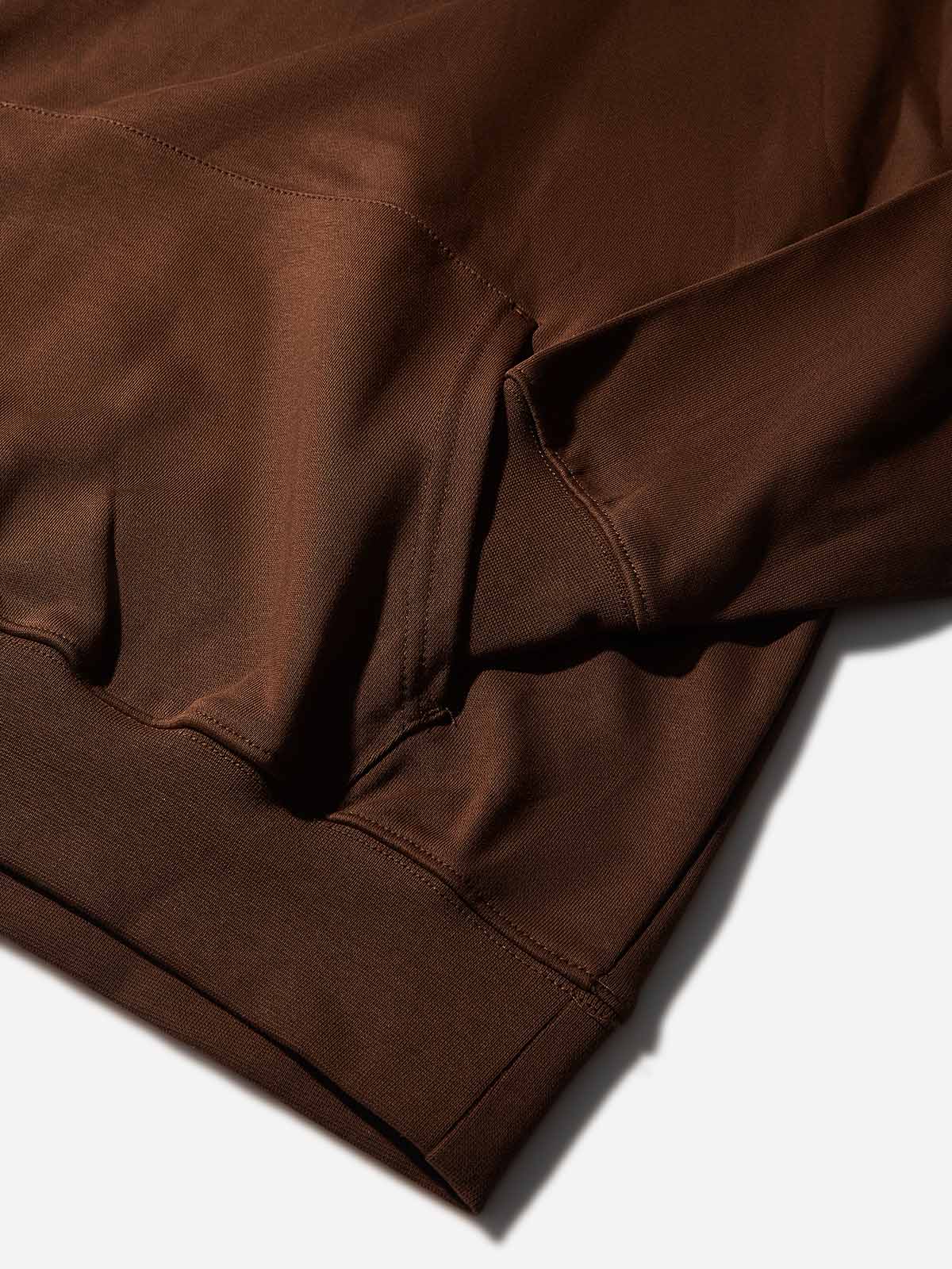 "Check out my grillz!" Brown Print Thin Hoodie