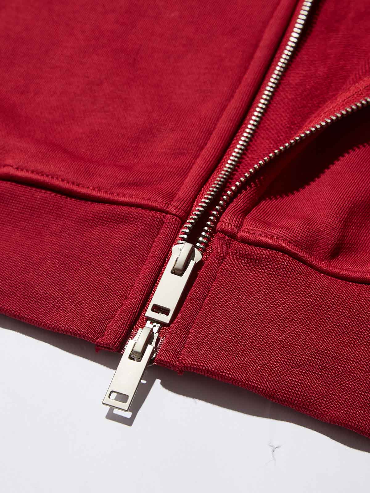 Racing Preppy Red Print hoodie