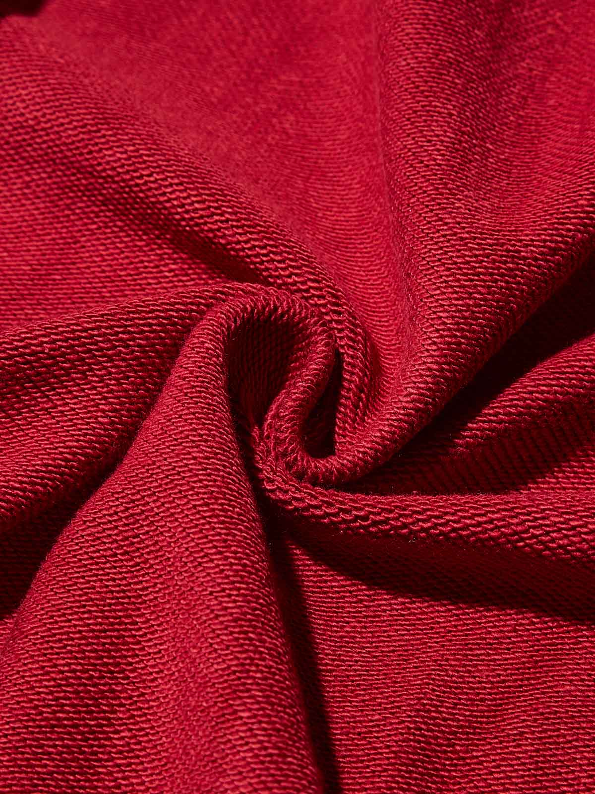 Racing Preppy Red Print hoodie