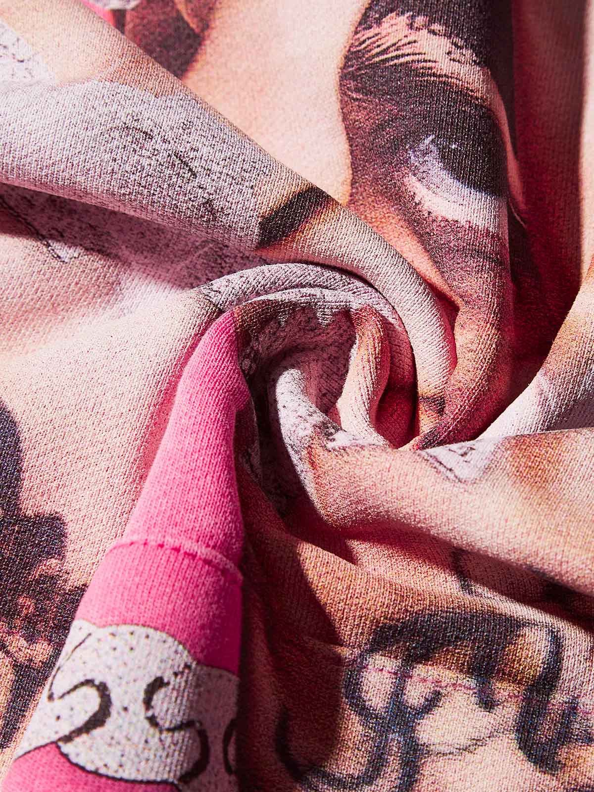 Let Me See Your Attitude Pink Print Hoodie