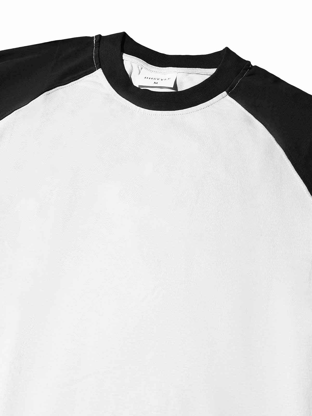 "Basic bitches hate me!" Color-block Long Sleeve