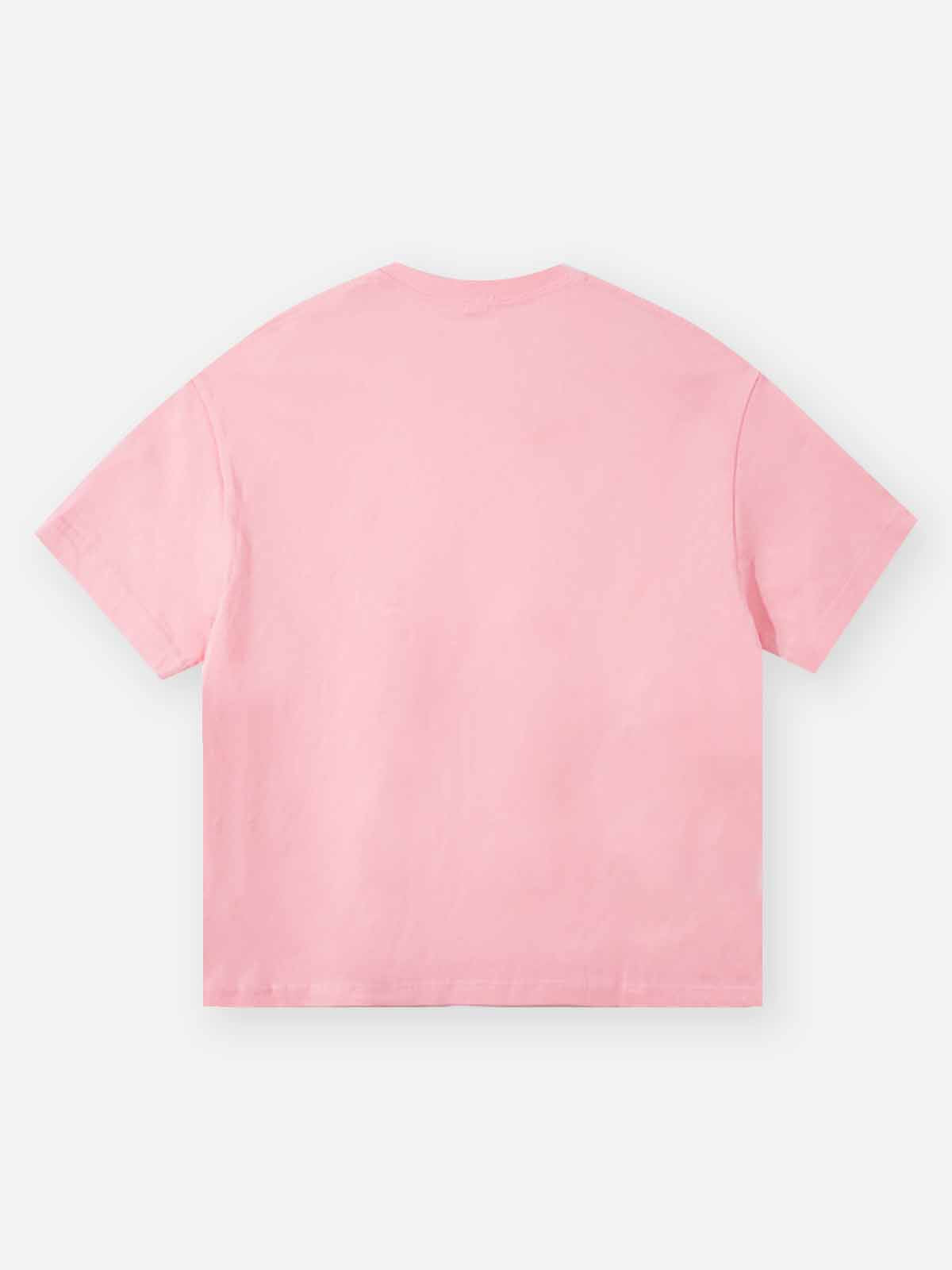 Super Cool Badge DIY Pink Beanie Print T-shirt