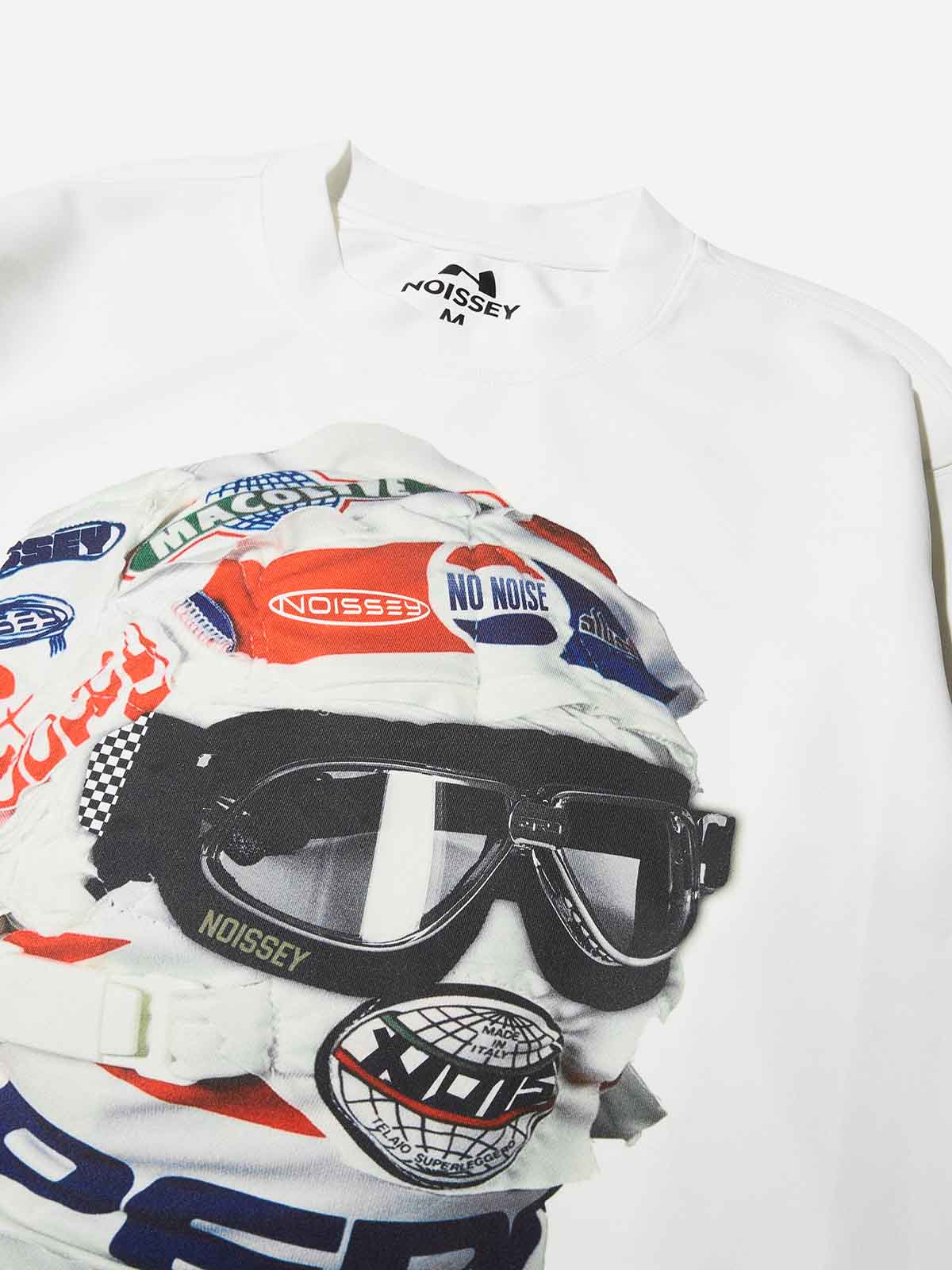Racing-Inspired Tech Headgear & Double-Sleeve Printed Air-Cotton Long Sleeve