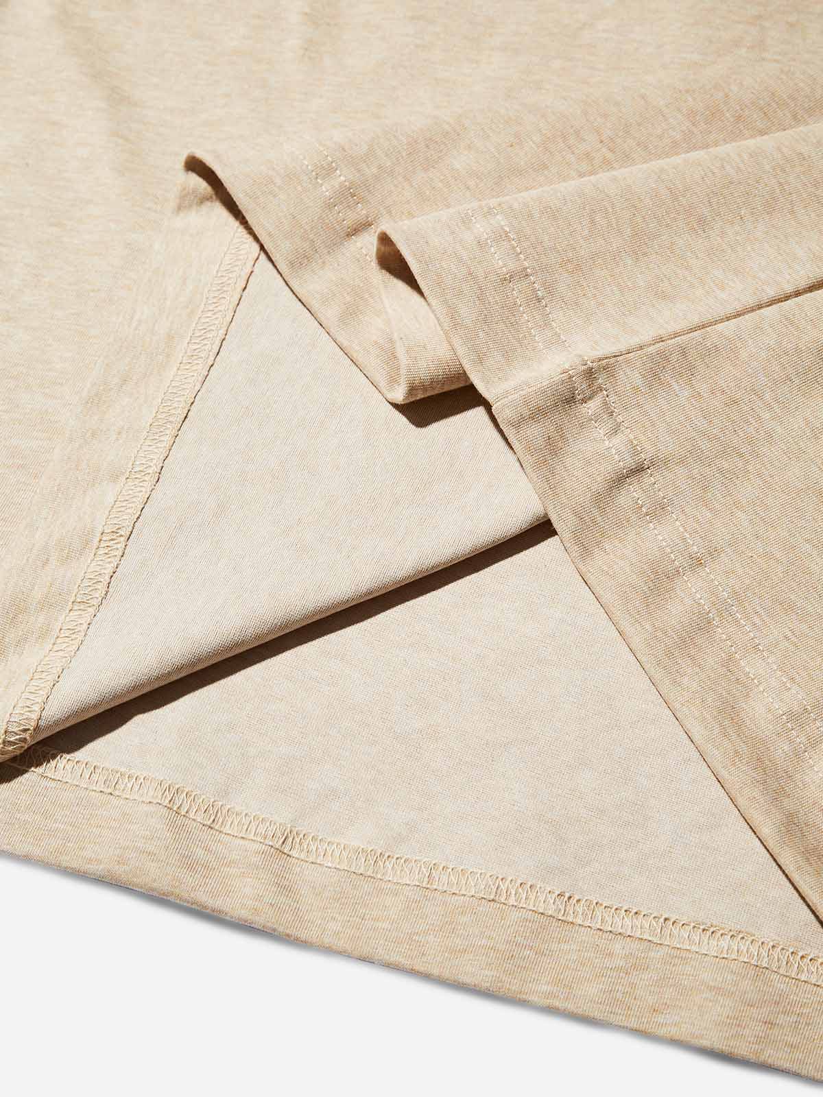 High-Quality Boxy Oversized Solid Color T-shirt