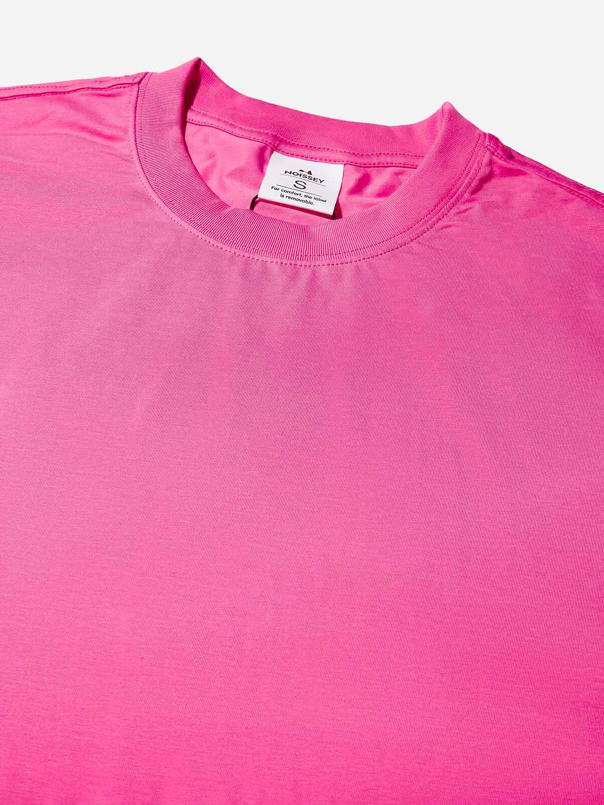 High-Quality Boxy Oversized Solid Color T-shirt